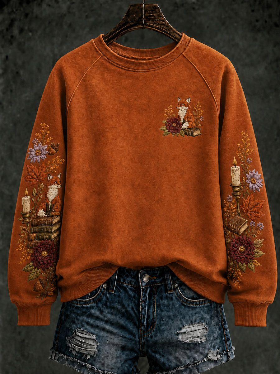 Women's Fall Fox Sweatshirt