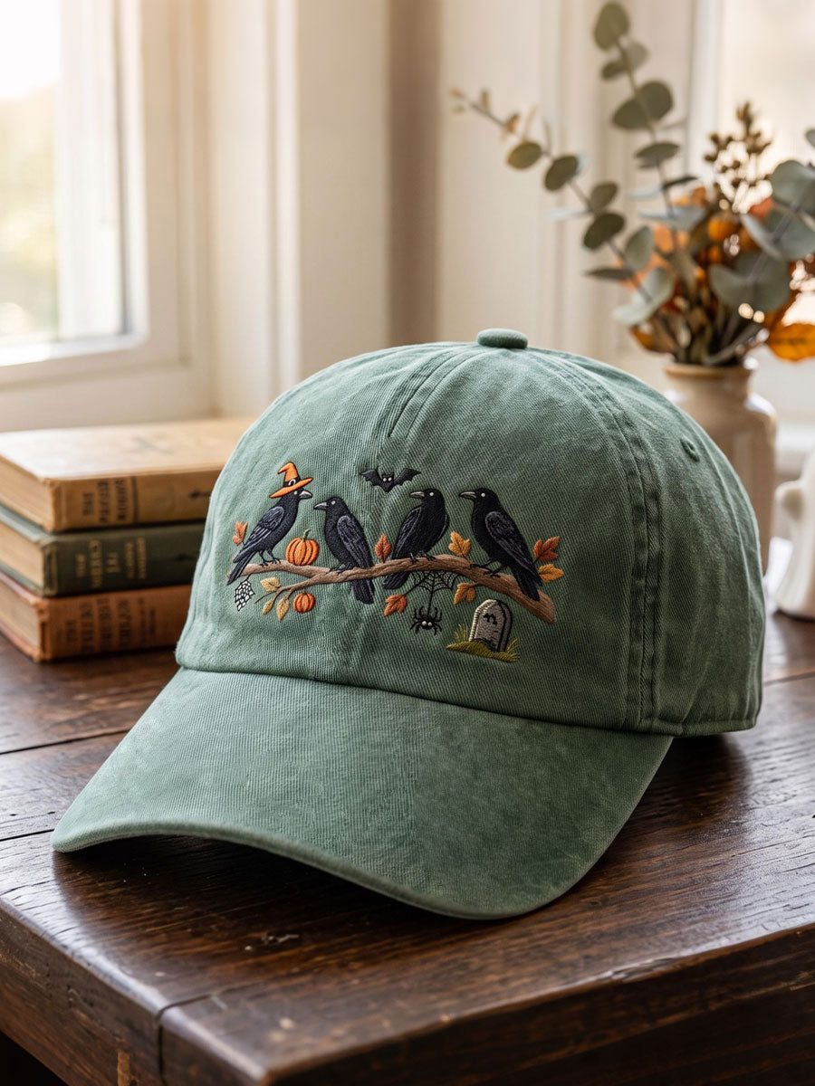 Halloween Crows Unisex Hats