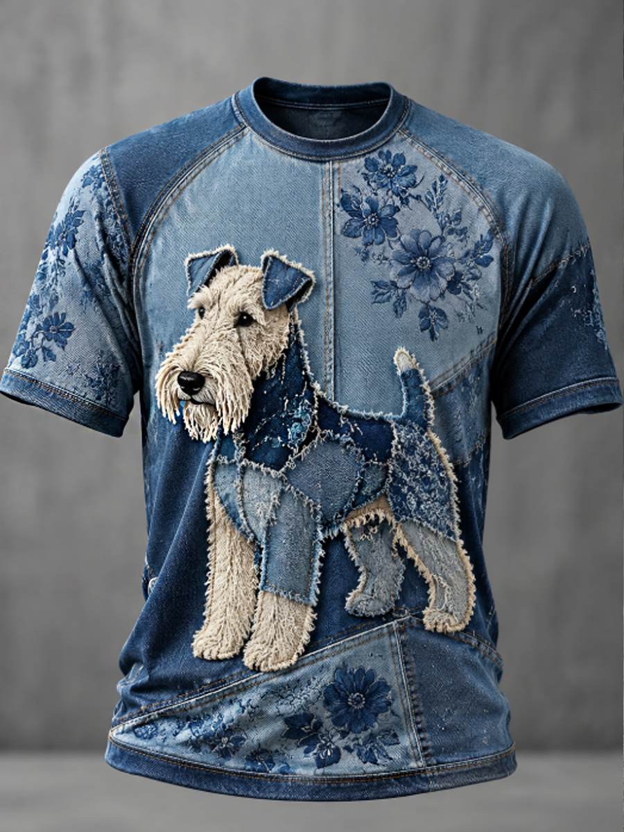 Men's Wire Fox Terrier short sleeve t-shirt