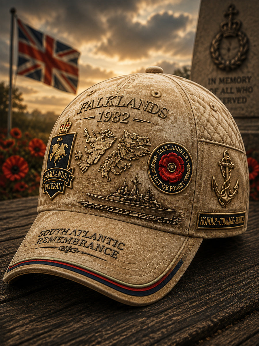 Men's Falklands War Veteran Printed Hat