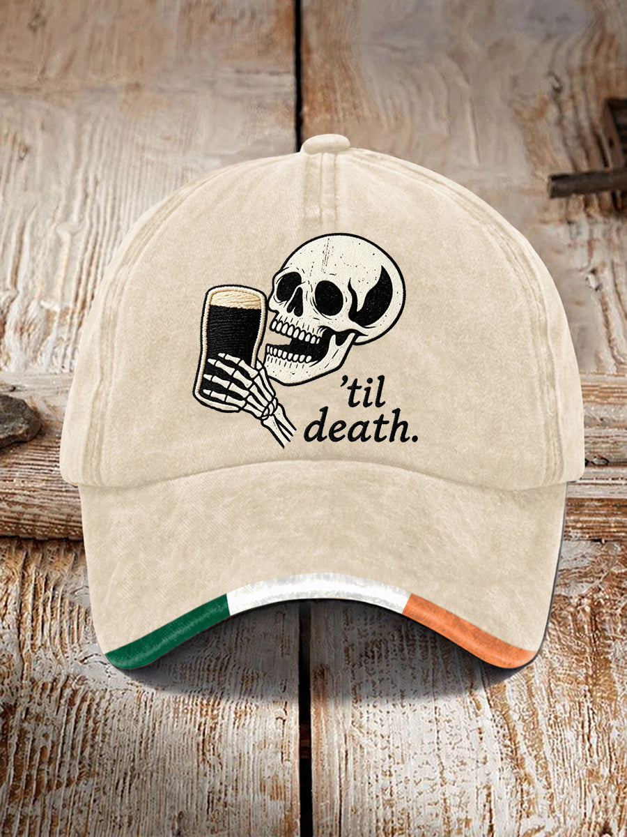 Unisex Irish Halloween Print Cap
