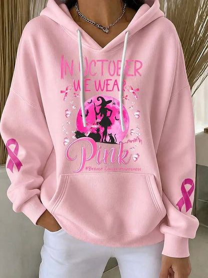 Women's In October We Wear Pink Hoodie