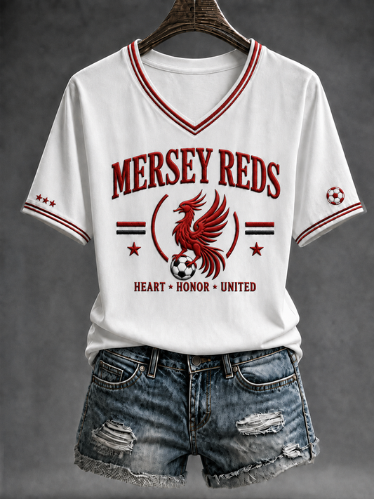 Women's Gift For Soccer Fans Print short-sleeved T-shirt