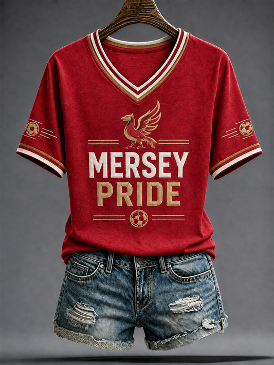 Women's Gift For Soccer Fans Print short-sleeved T-shirt