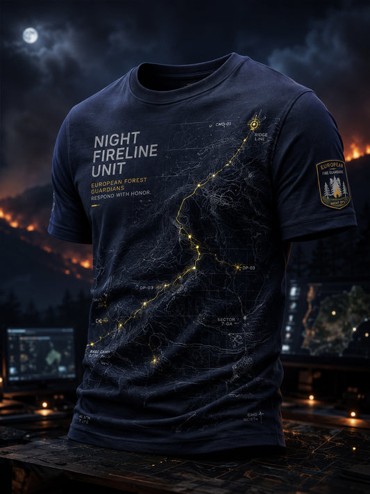 Men's European Wildfires Short Sleeve Shirt