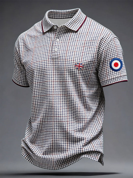 Men's Mods Culture UK Music Lover Business Style Printed Casual Tops