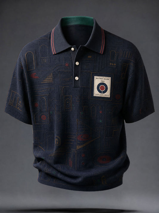 Men's UK Music Lover Mods Culture Printed Casual Tops