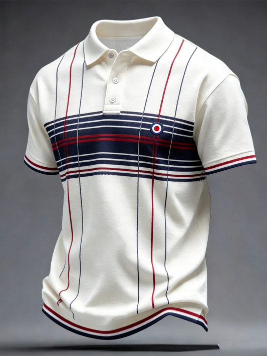 Men's Mods Culture UK Music Lover Business Style Printed polo shirt