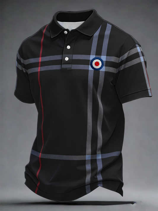 Men's Mods Culture UK Music Lover Business Style Printed polo shirt