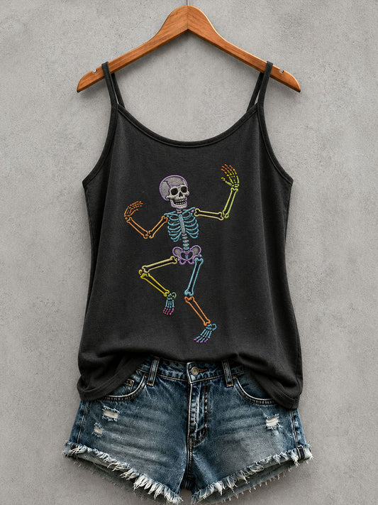 Women's Gothic Skull Tank Top