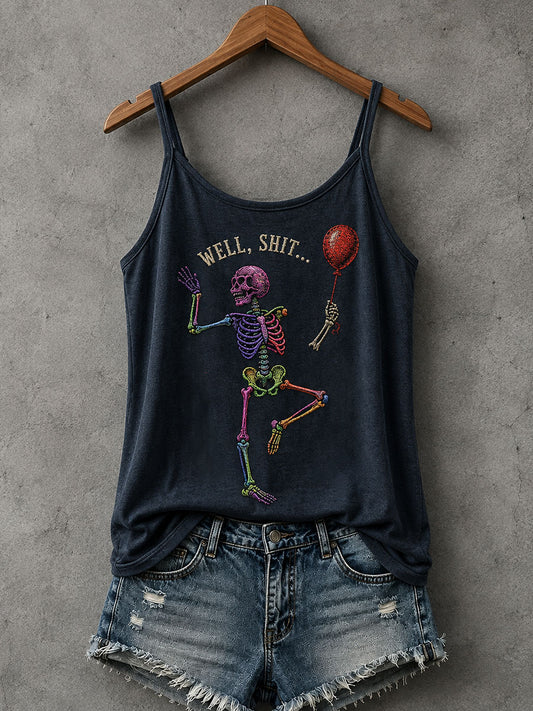Women's Gothic Skull Tank Top