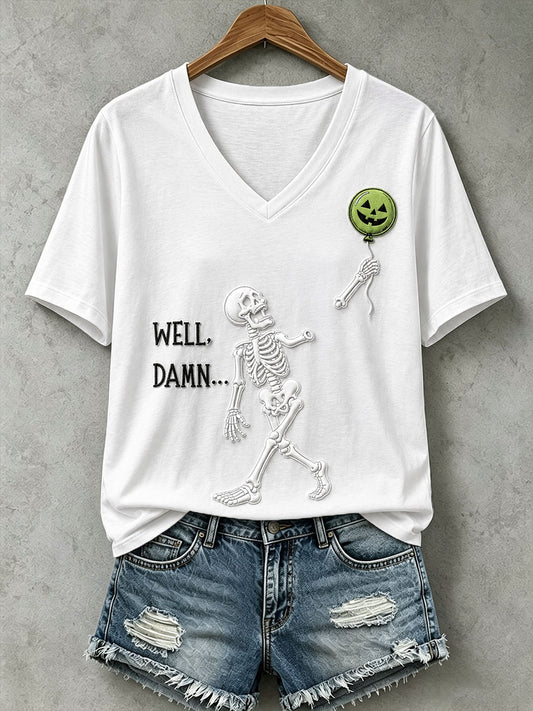 Women's Gothic Skull T-Shirt