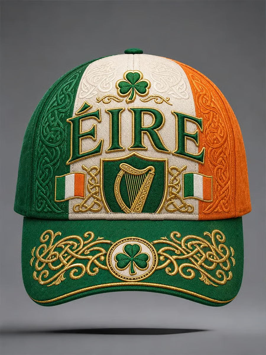 Unisex Irish patriotic cultural print Hat