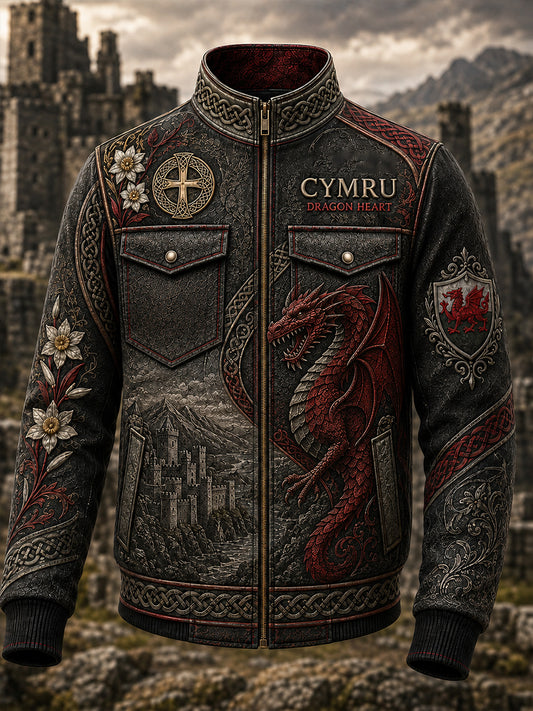Men's Wales Uk  Patchwork Jacket