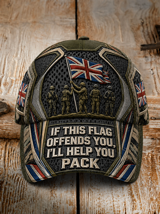 Unisex  IF THIS FLAG OFFENDS YOU I'LL HELP YOU PACK Hat
