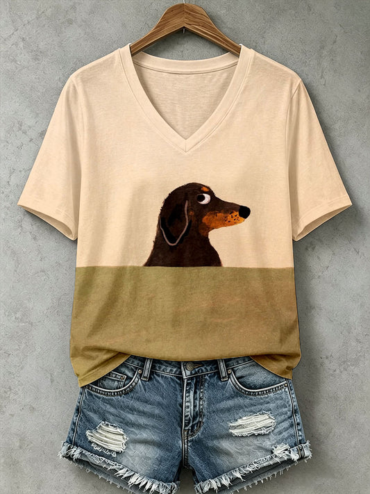 Women's Cute Dachshund T-Shirt