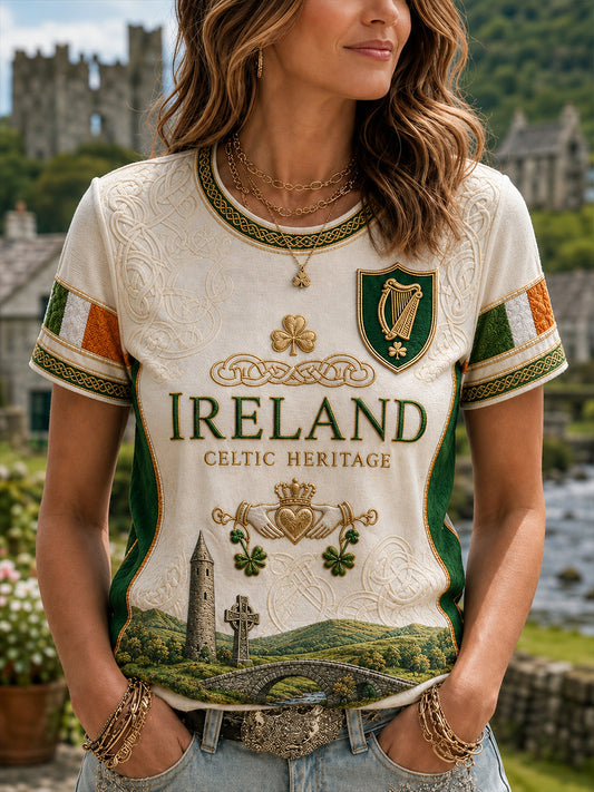 Women's Irish Patriotic Commemoration Short-Sleeved T-Shirt