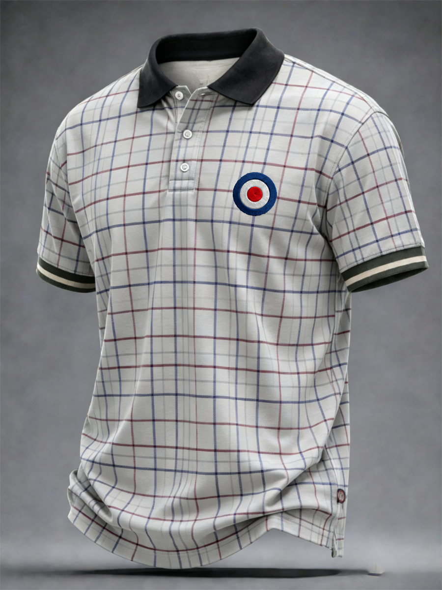 Men's Mods Culture UK Music Lover Business Style Printed polo shirt