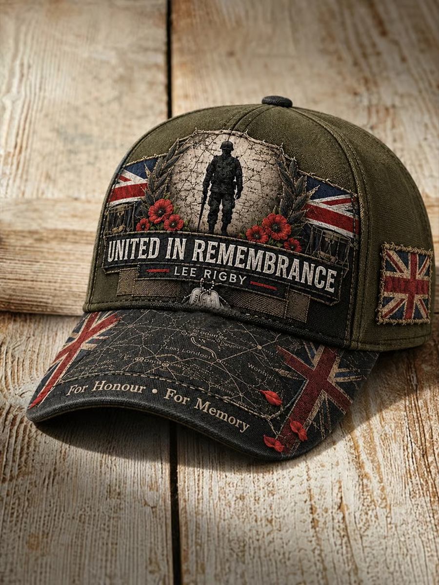 Unisex British Veteran Print Hat