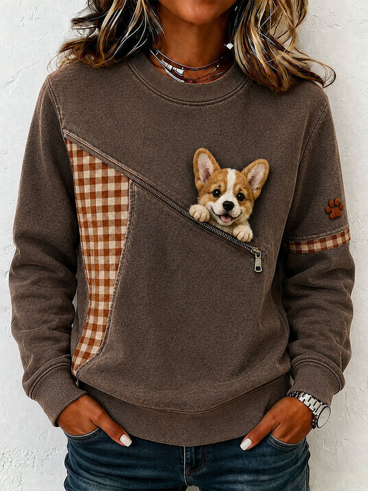 Women's Lovely Corgi Sweatshirt
