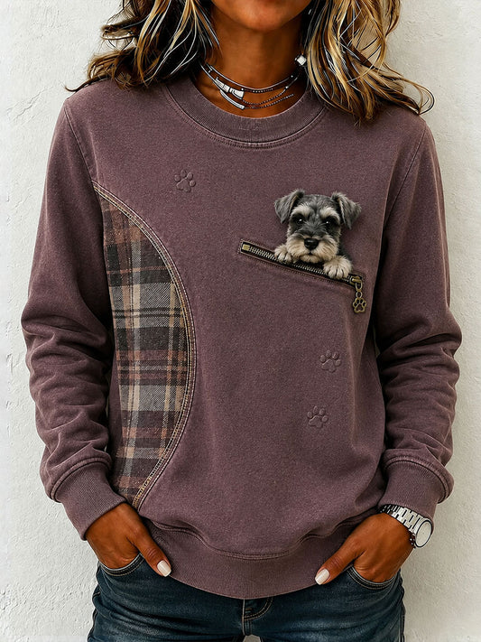 Women's Lovely Schnauzer Sweatshirt