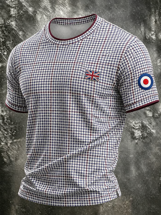 Men's Mods Culture UK Music Lover Business Style Printed short sleeves t-shirt
