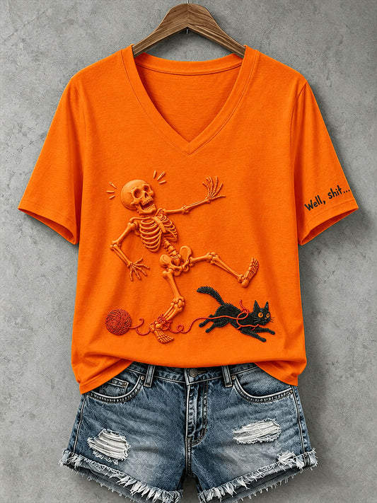 Women's Gothic Skull T-Shirt