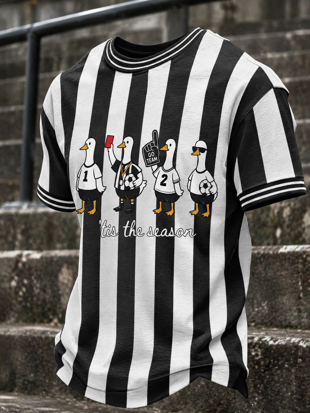 Men's Football Printed T-shirt