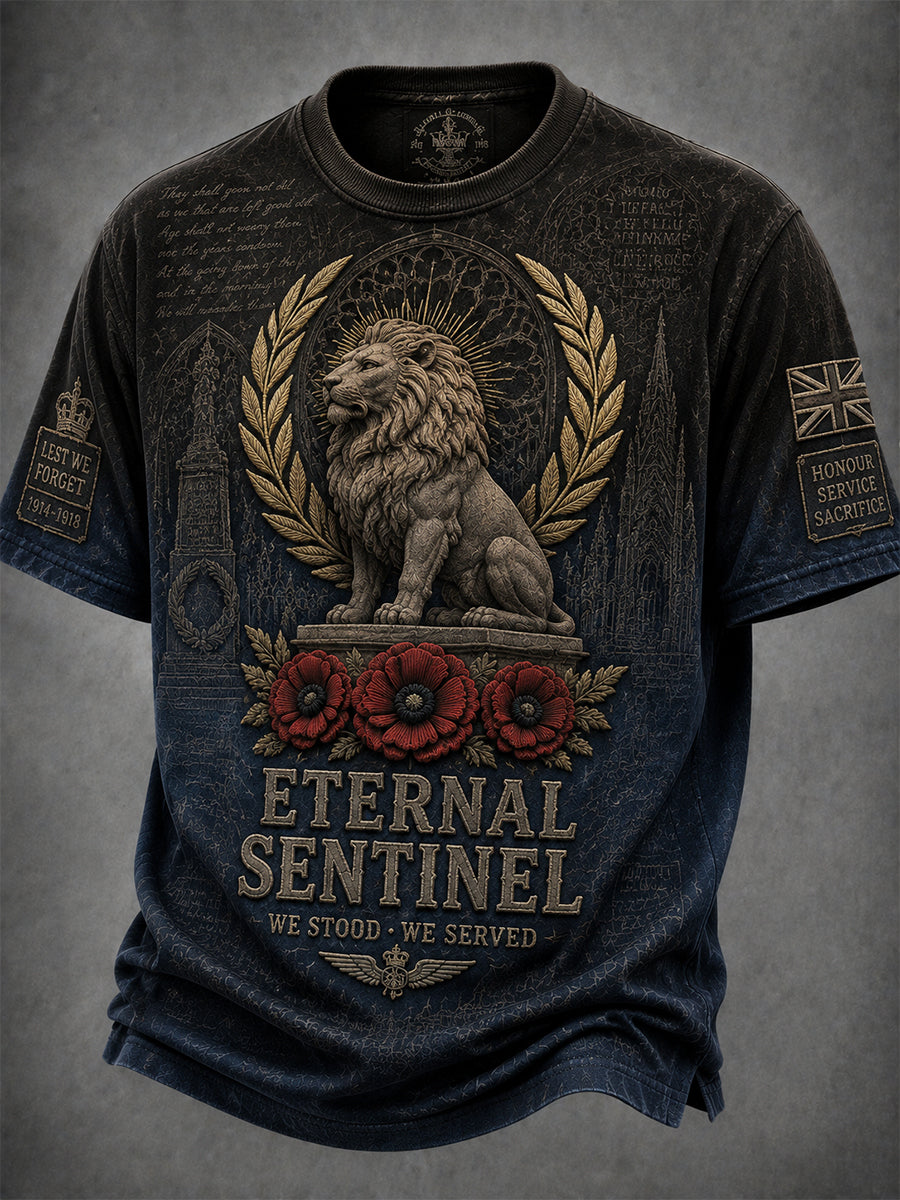 Men's Remembrance Day Lest We Forget Short Sleeves T-shirt