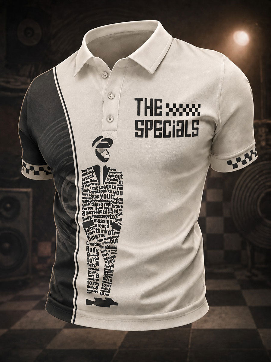 Men's Ska Revival Style Printed Shirt