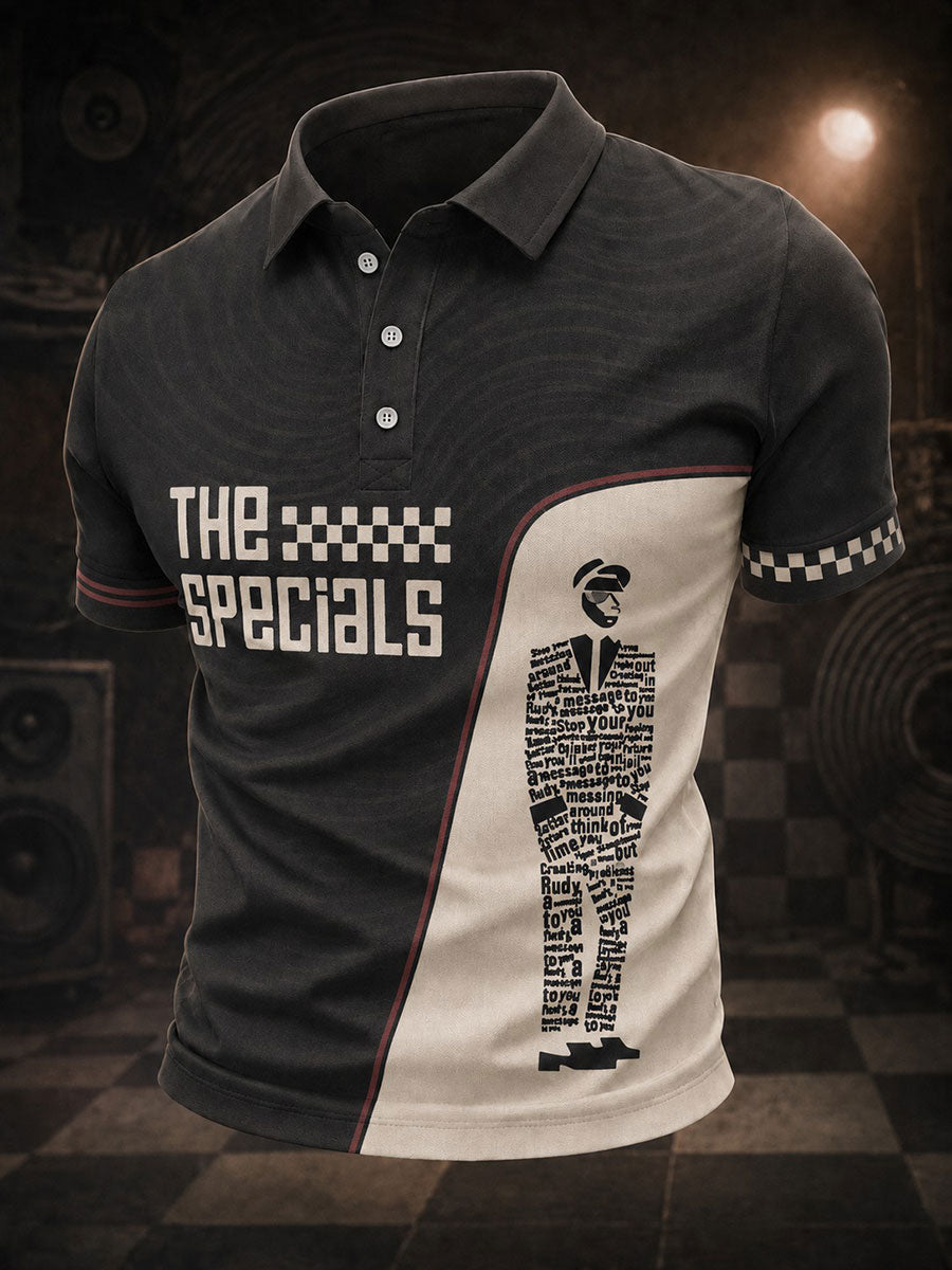 Men's Ska Revival Style Printed Shirt