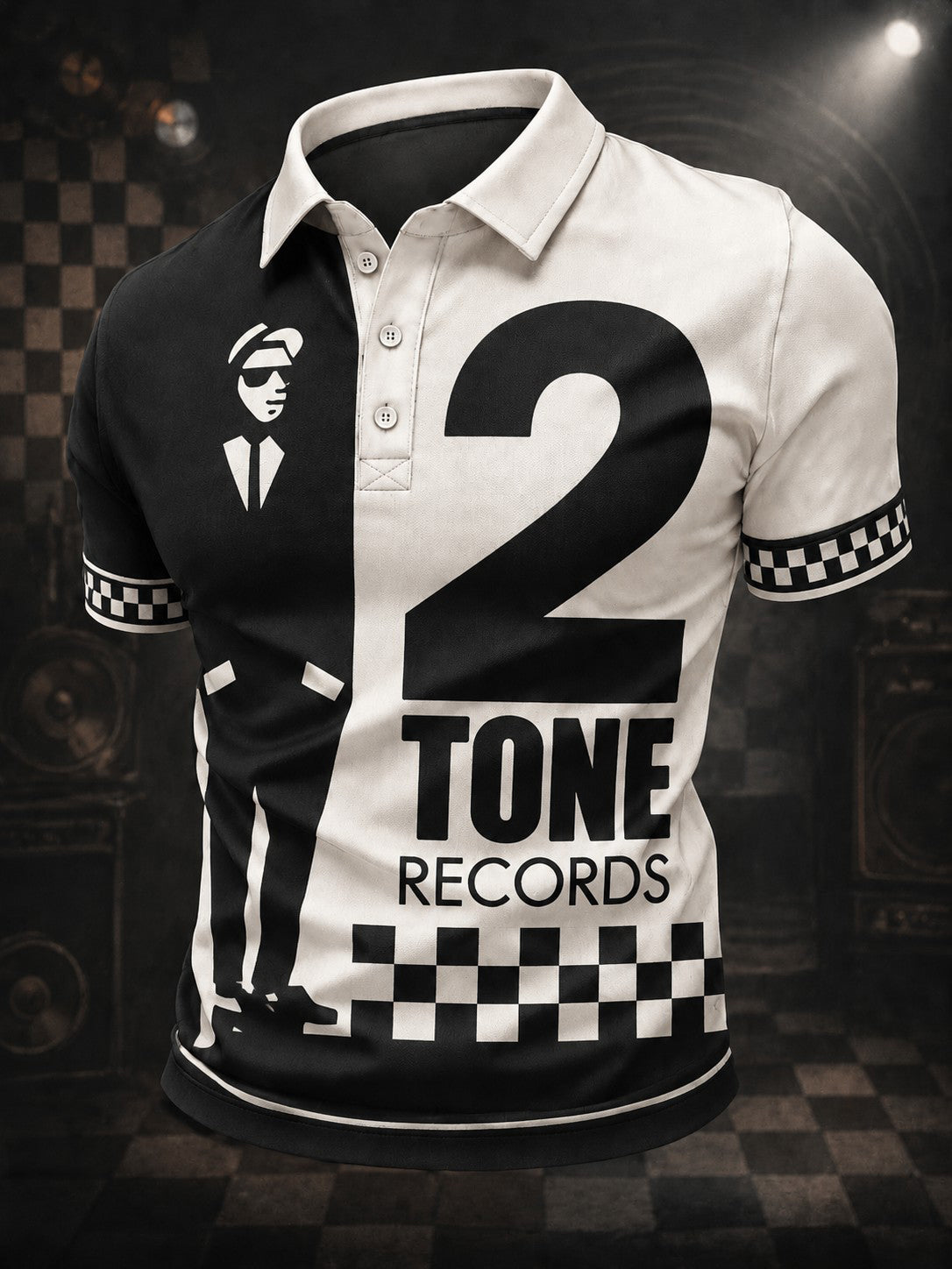 Men's Ska Revival Style Printed Shirt