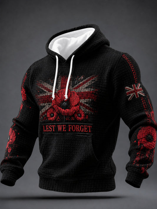 Men's Remembrance Day Printed Hoodie