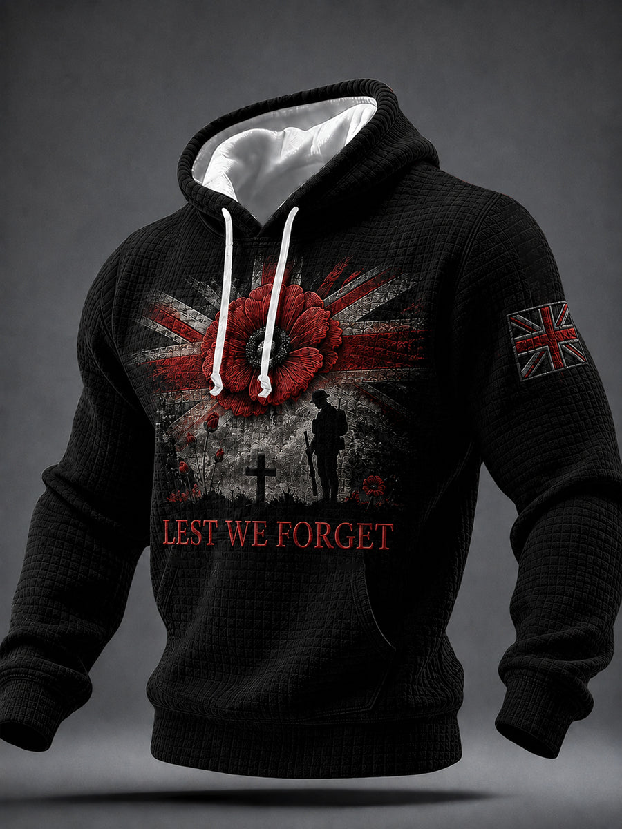 Men's Remembrance Day Printed Hoodie