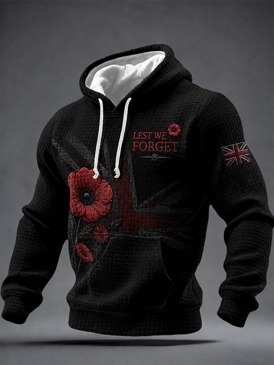 Men's Remembrance Day Printed Hoodie