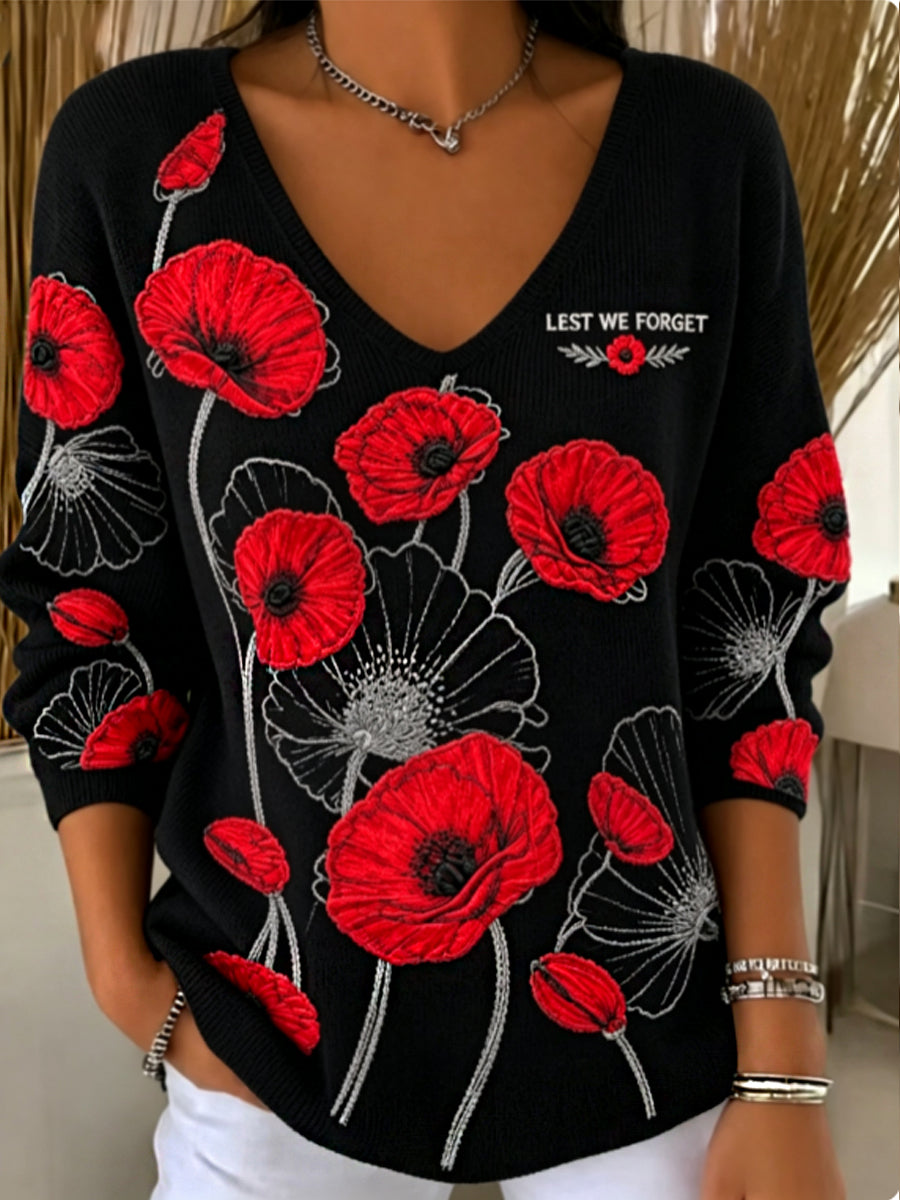 Women's Remembrance Day Lest We Forget  T-shirt