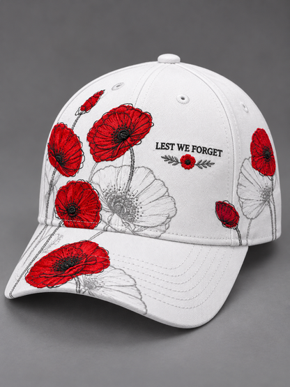 Unisex  Remembrance Day Lest We Forget Hat