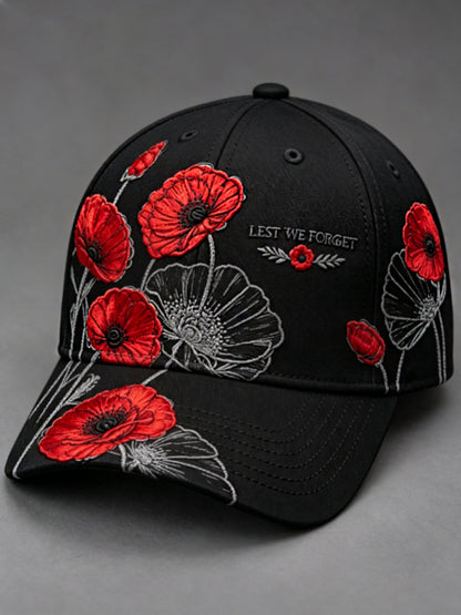 Unisex  Remembrance Day Lest We Forget Hat