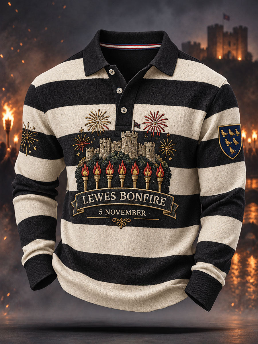 Men's Guy Fawkes Night Printed Casual Tops