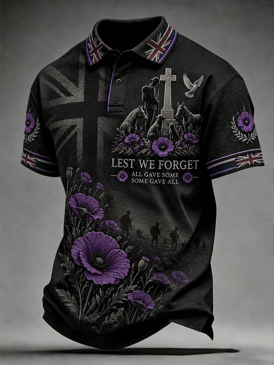Men's Lest We Forget The Animals Too Shirt