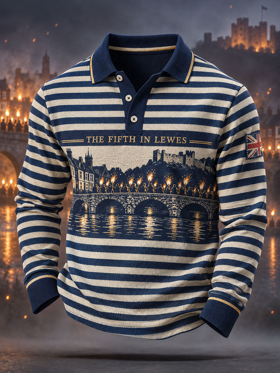 Men's Guy Fawkes Night Printed Casual Tops