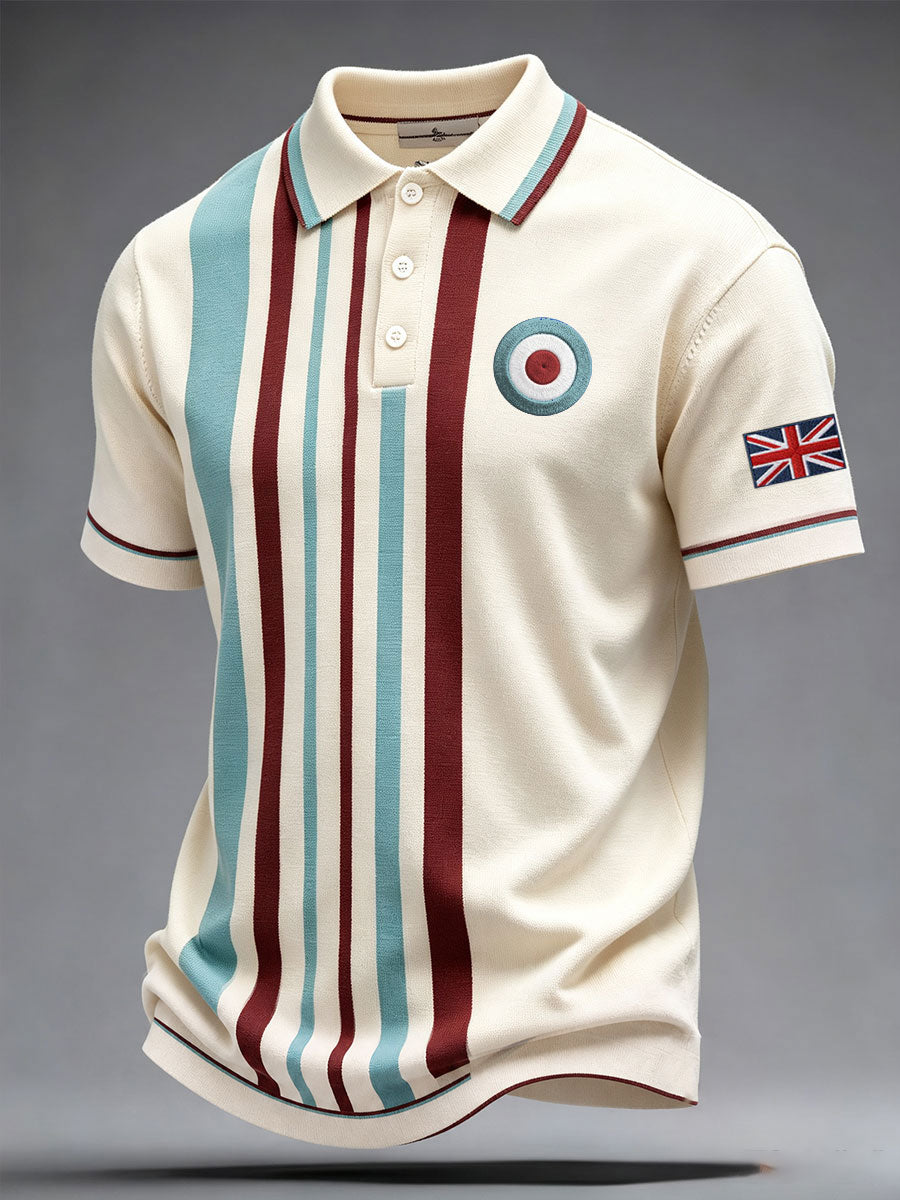 Men's UK Music Lover Mods Art Printed Casual Tops