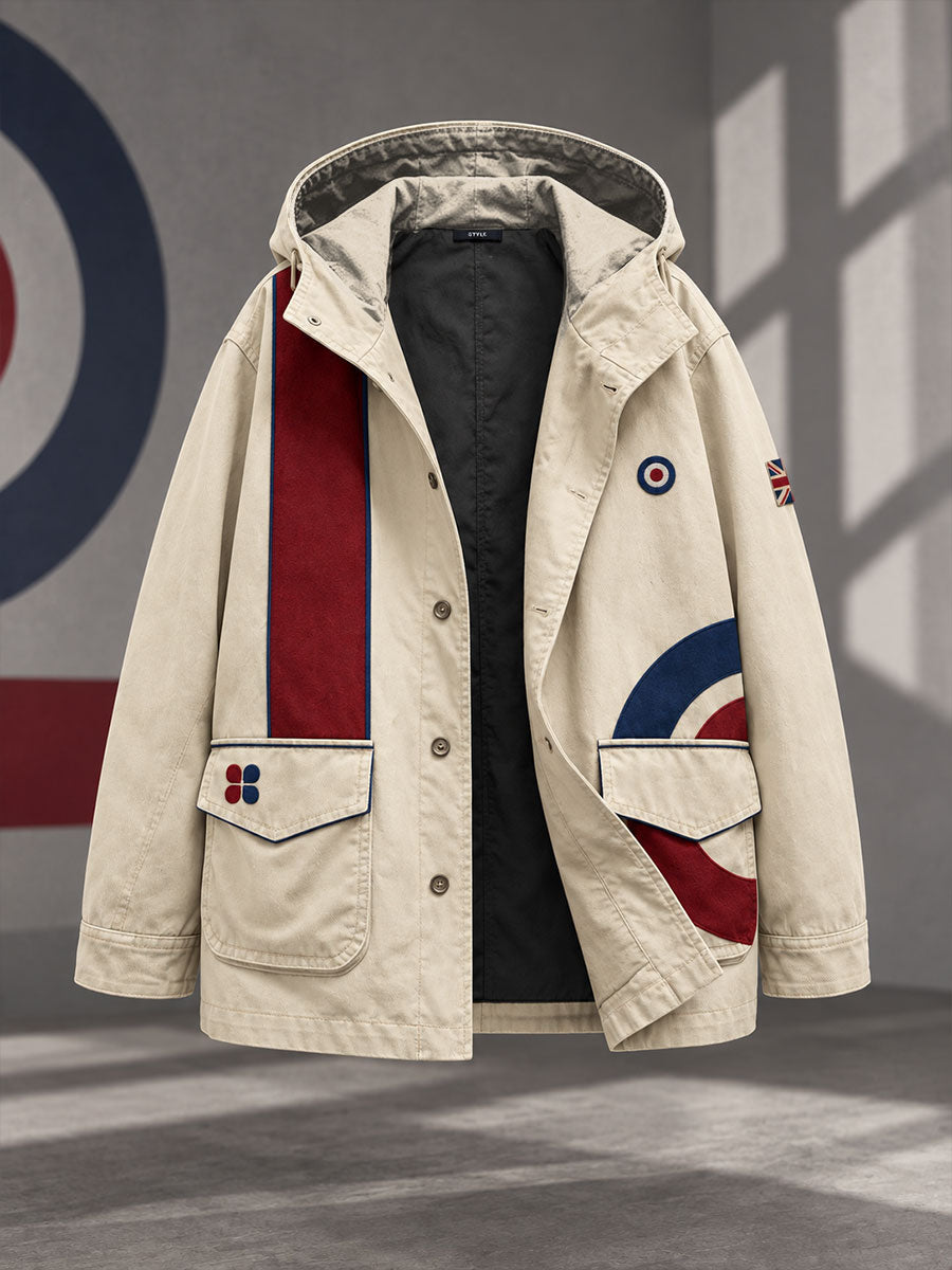 Men's UK Music Lover Mods Art Printed Jacket