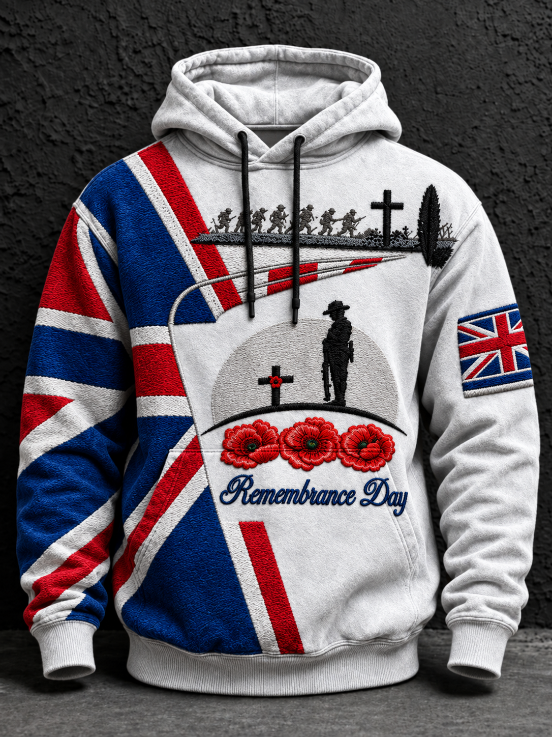 Men's Remembrance Day Lest We Forget  Hoodie