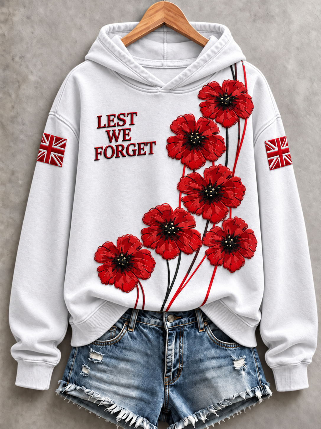 Women's Remembrance Day Lest We Forget Regular Sweatshirt