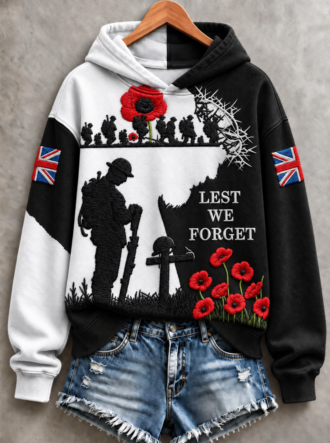 Women's Remembrance Day Lest We Forget Regular Sweatshirt
