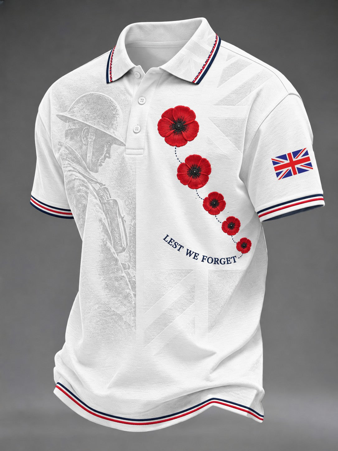 Men's Lest We Forget Printed Shirt