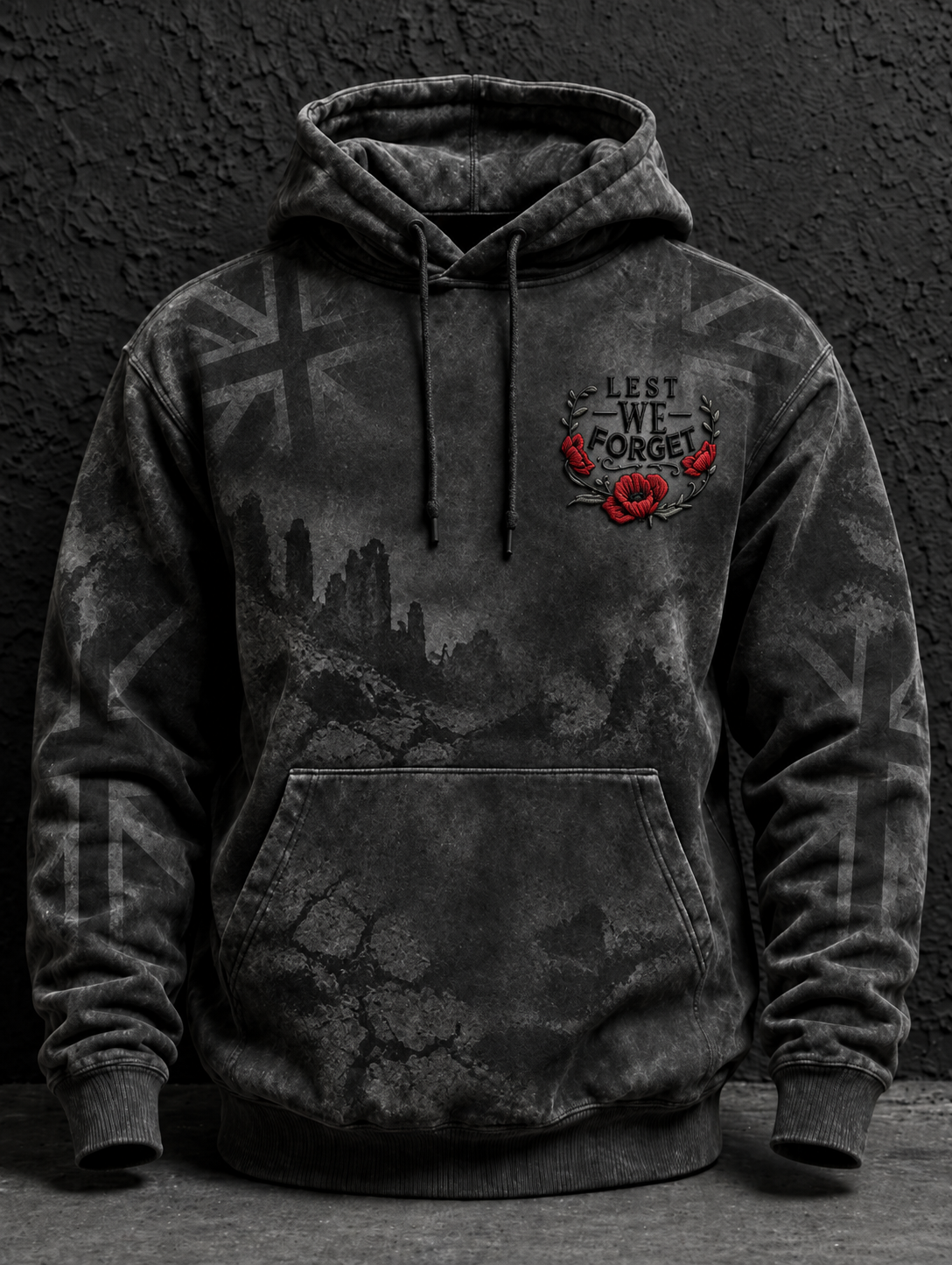 Men's Remembrance Day Lest We Forget  Hoodie