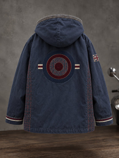 Men's UK Music Lover Mods Art Printed Jacket