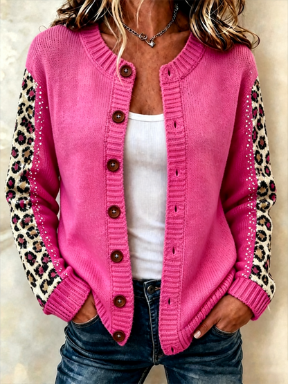 Women's Cardigan-Style Knit Jacket